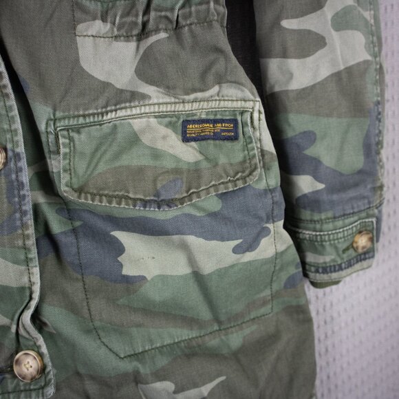 Abercrombie & Fitch Camo Fur Parka Coat - Picture 5 of 8